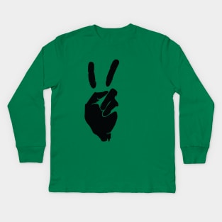 Peace, man Kids Long Sleeve T-Shirt